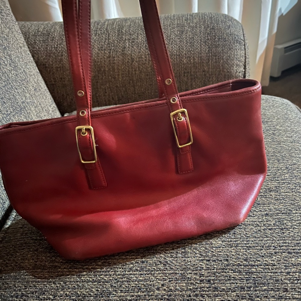 Red Coach Purse - Picture 2 of 6